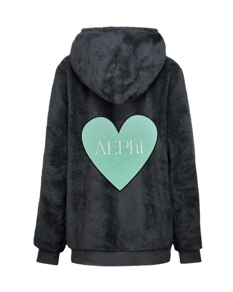 Alpha Epsilon Phi Sherpa Hoodie - Image 5