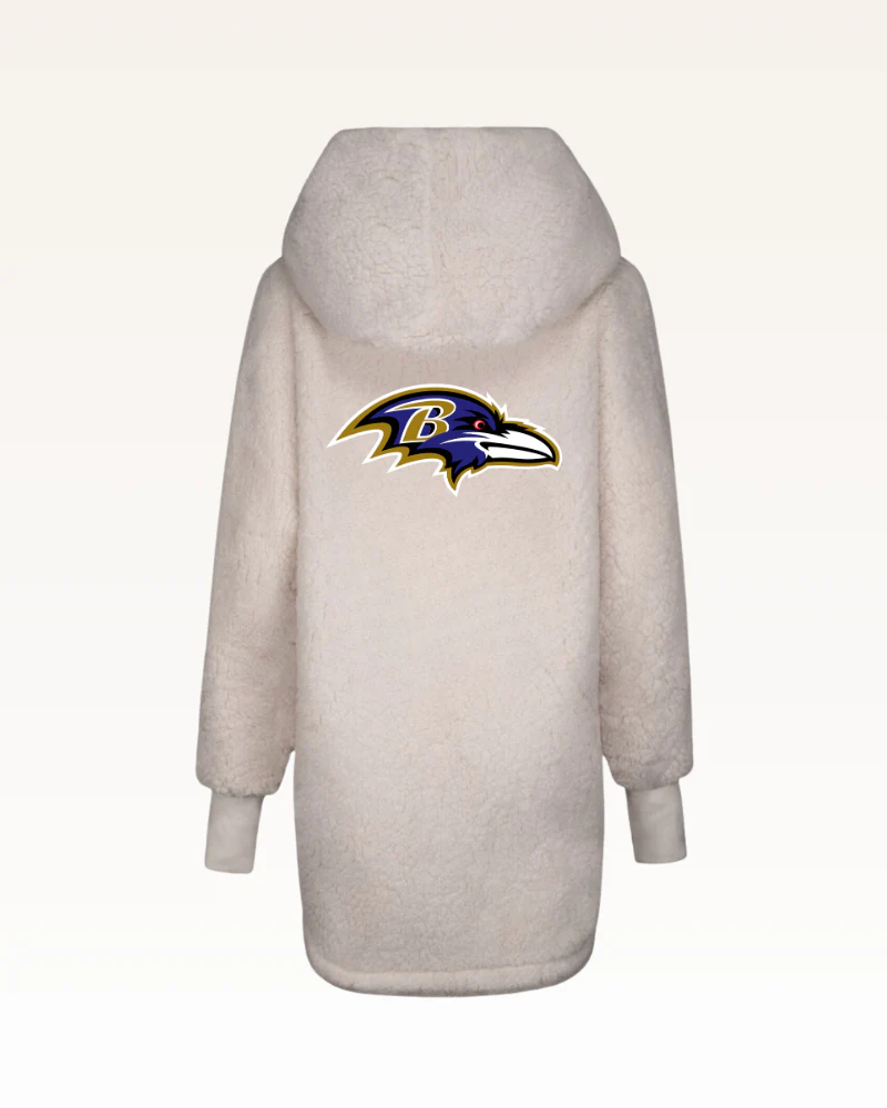 Baltimore Ravens Sherpa Lounger Jacket - Image 6