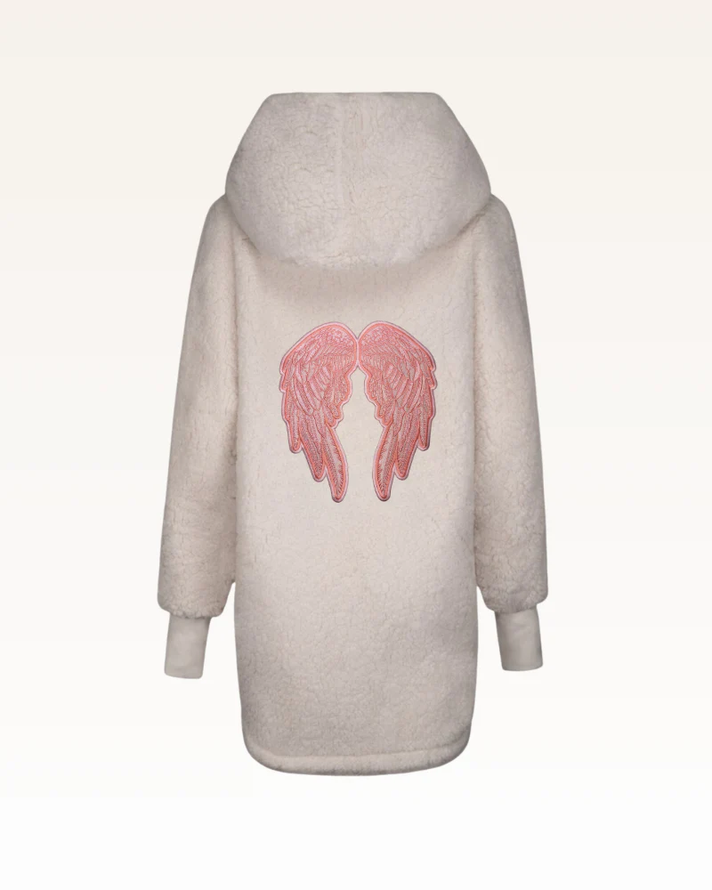 Beth's Furry Friends Angel Wings Sherpa Lounger Jacket - Image 4