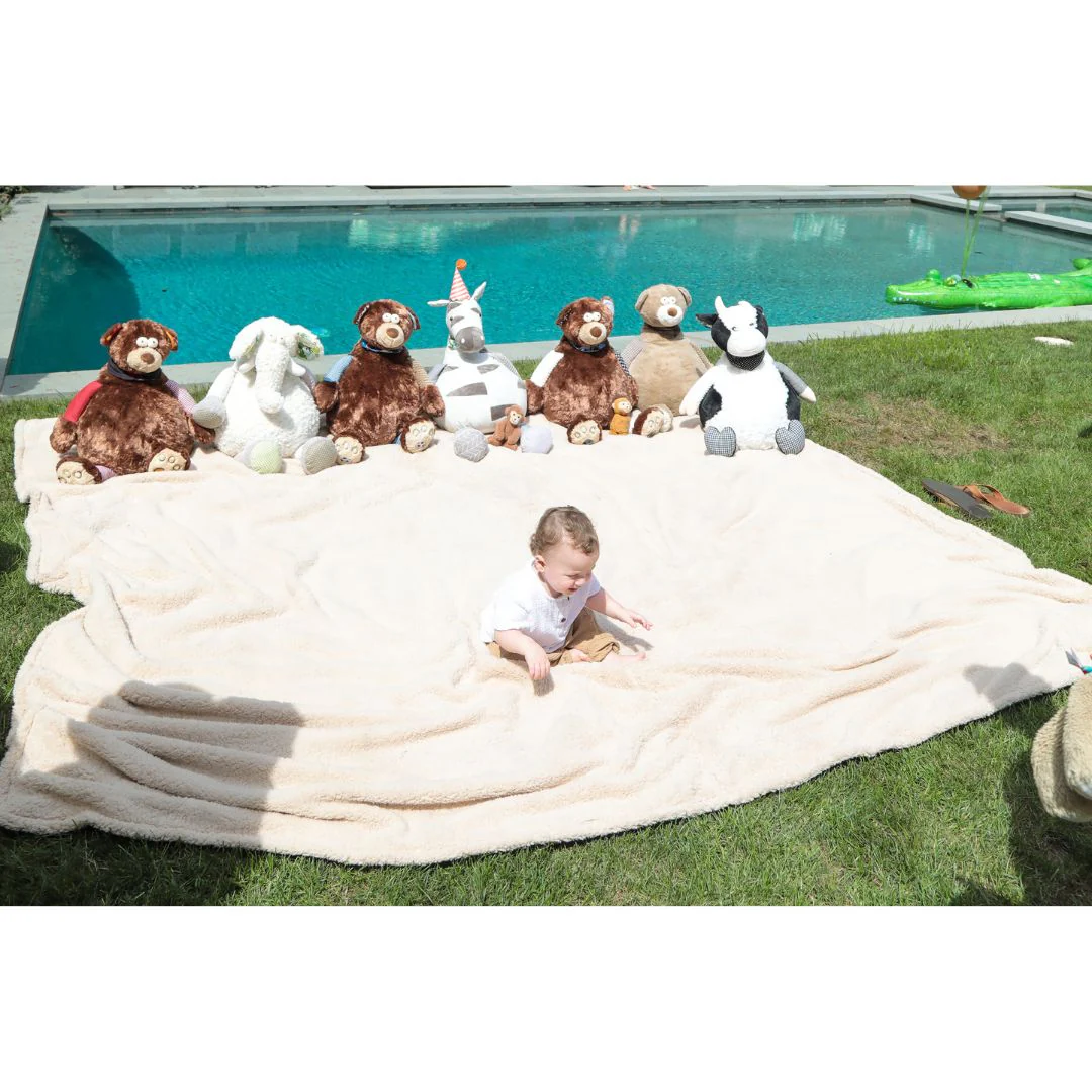 10' x 10' Oversized Sherpa Family Blanket - Image 4
