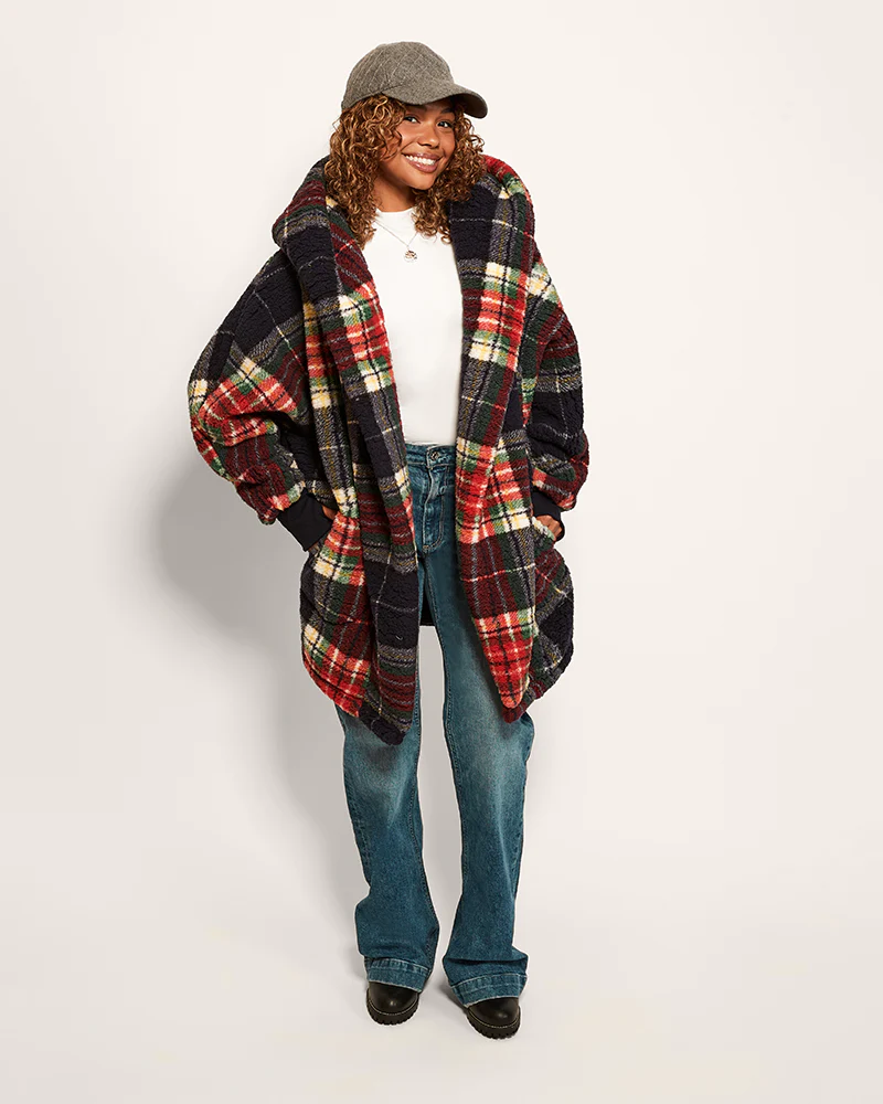 By Jill Martin x Lorna Luft "There's No Place Like Home" Classic Lounger - Vintage Navy Plaid - Image 3