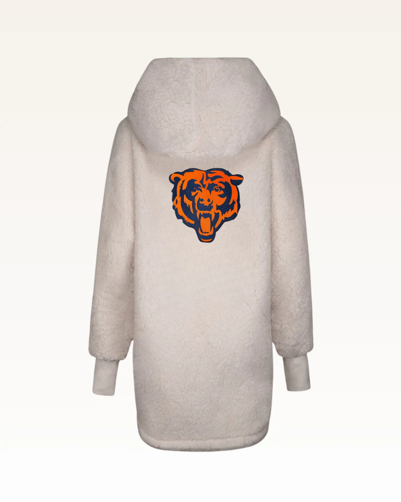 Chicago Bears Sherpa Lounger Jacket - Image 6