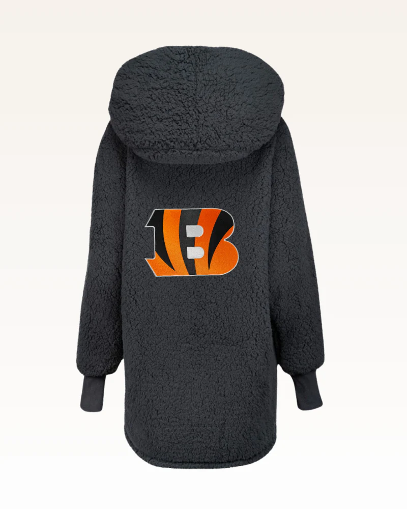 Cincinnati Bengals Sherpa Lounger Jacket - Image 6