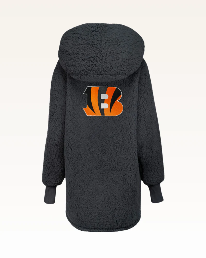 Cincinnati Bengals Sherpa Lounger Jacket - Image 8