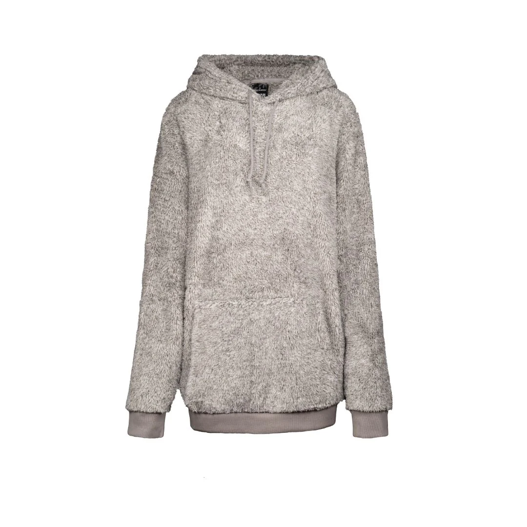 Classic Unisex Sherpa Hoodie - Heather Grey - Image 7