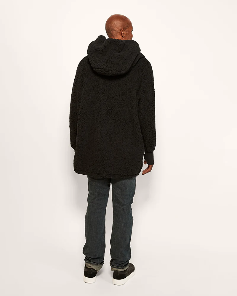 Classic Unisex Sherpa Lounger Jacket - Image 4