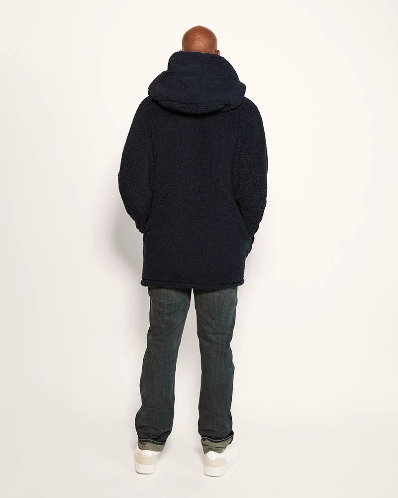 Classic Unisex Sherpa Lounger Jacket - Image 8
