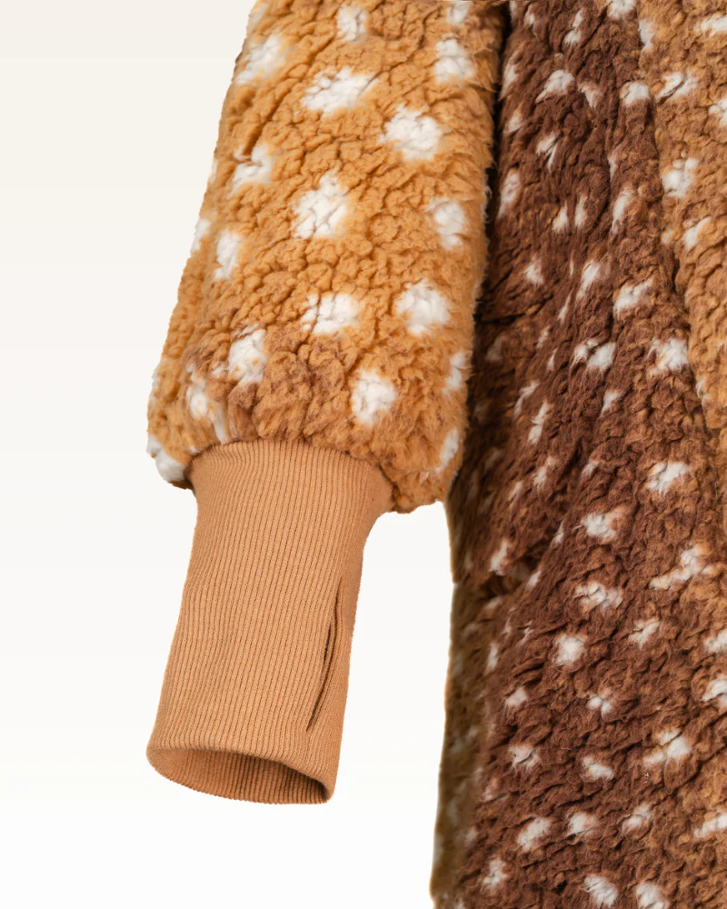 Classic Unisex Sherpa Lounger Jacket - Image 8