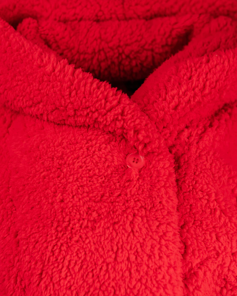 Classic Unisex Sherpa Lounger Jacket - Image 5
