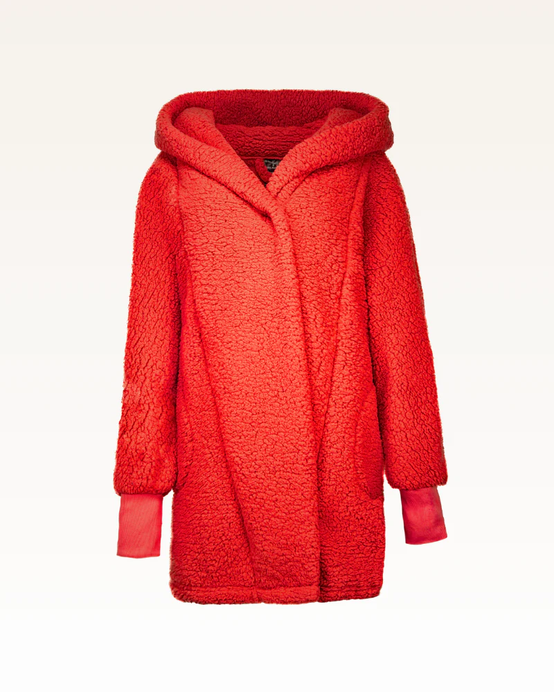 Classic Unisex Sherpa Lounger Jacket - Image 6