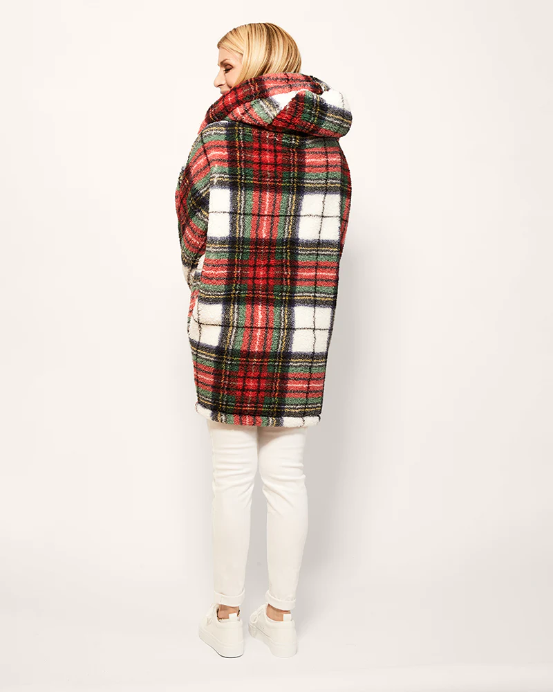 Classic Unisex Sherpa Lounger Jacket - Image 5