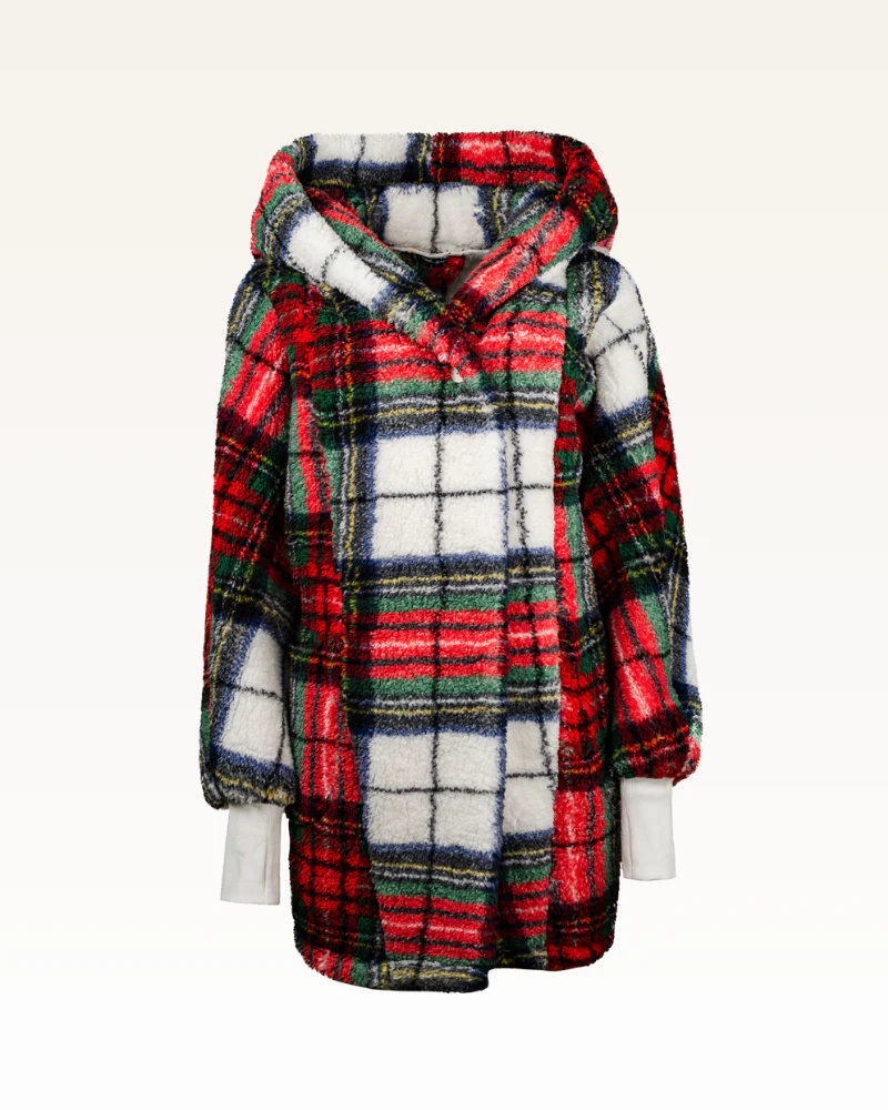 Classic Unisex Sherpa Lounger Jacket - Image 8