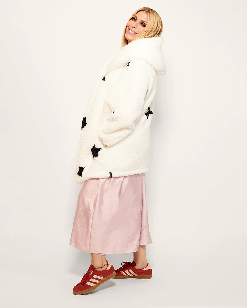 Classic Unisex Sherpa Lounger Jacket - Image 3