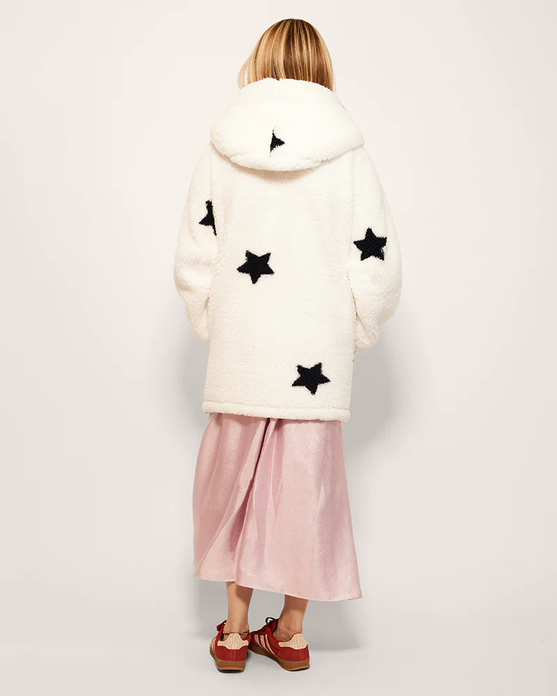 Classic Unisex Sherpa Lounger Jacket - Image 4
