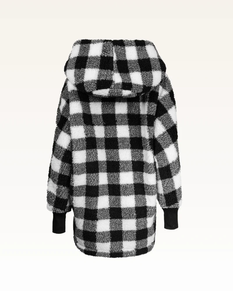 Classic Unisex Sherpa Lounger Jacket - Image 2