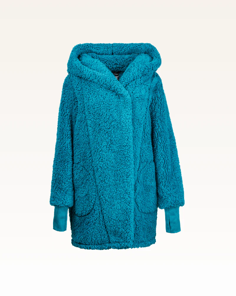 Classic Unisex Sherpa Lounger Jacket - Image 4
