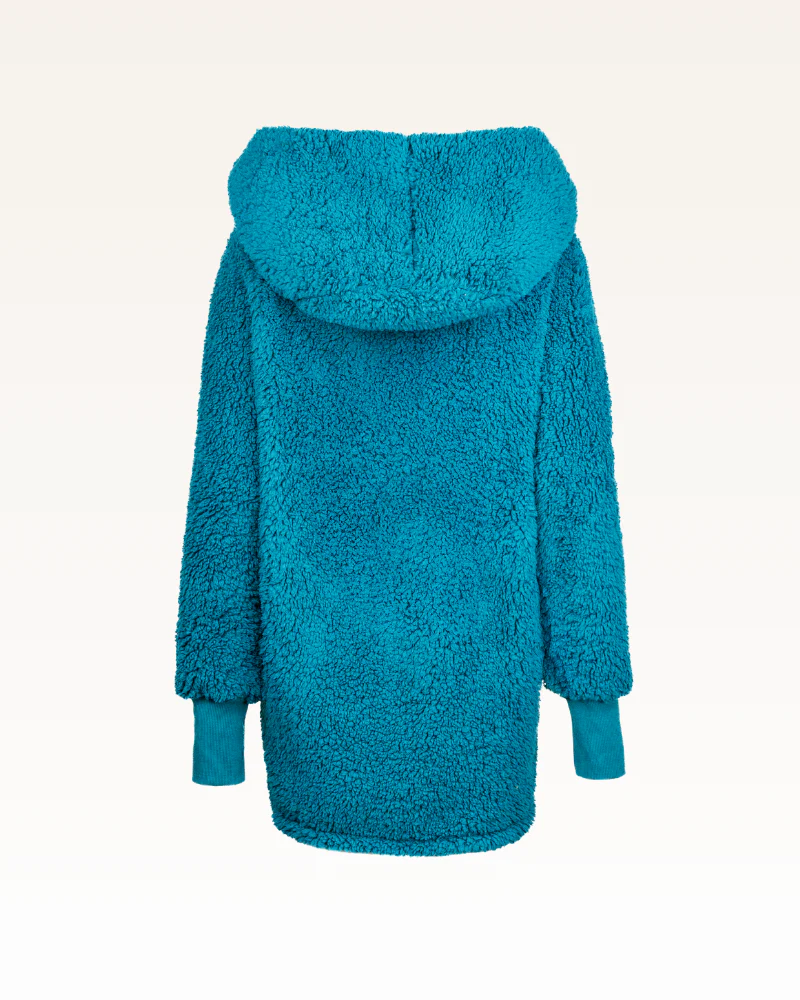Classic Unisex Sherpa Lounger Jacket - Image 5