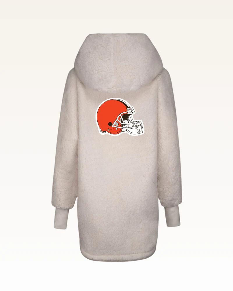 Cleveland Browns Sherpa Lounger Jacket - Image 6