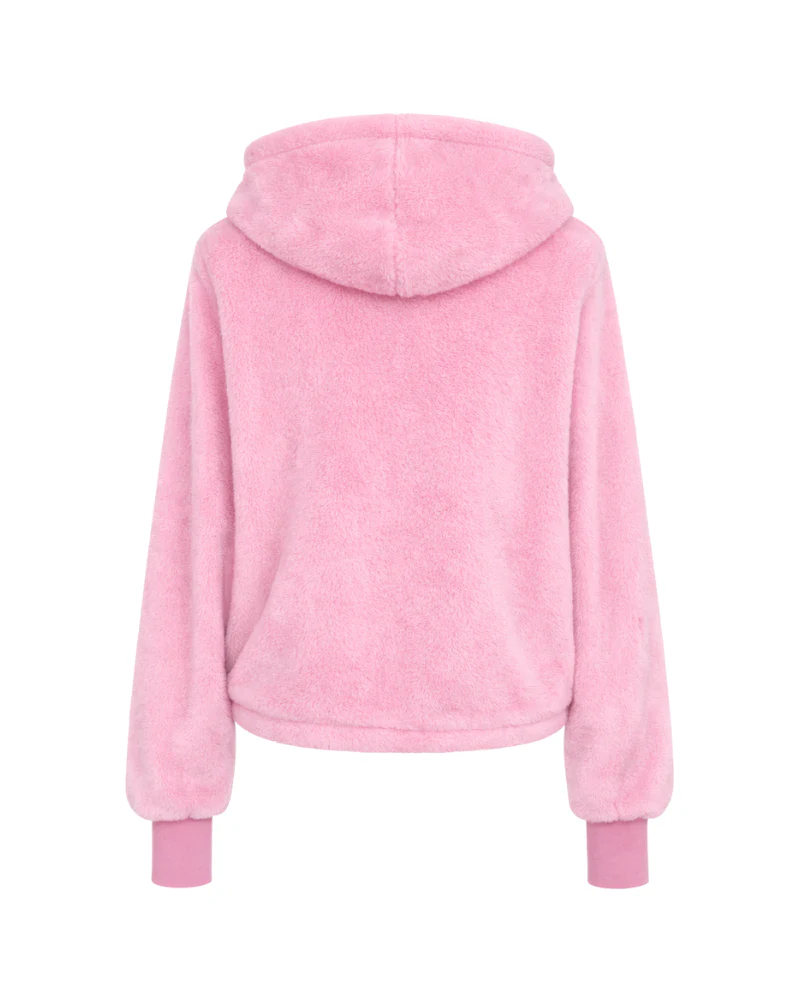The Cropped Luxe Lounger Lite Jacket - Bubblegum Pink - Image 6