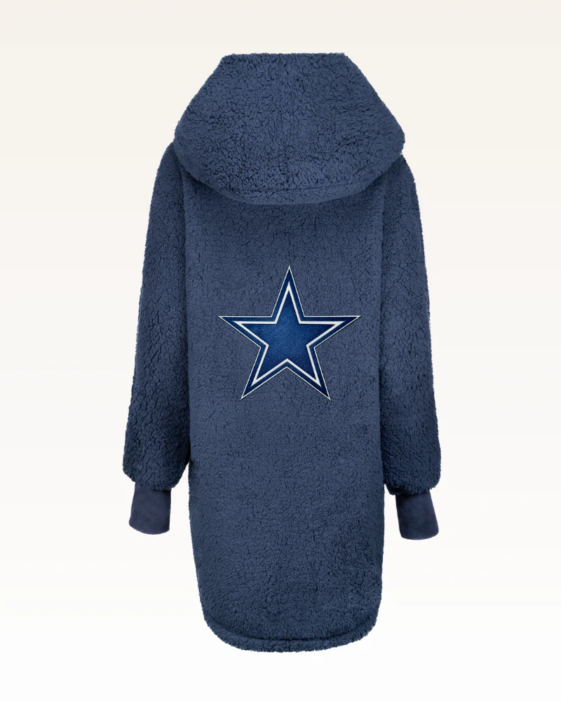 Dallas Cowboys Sherpa Lounger Jacket - Image 6