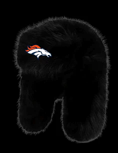Denver Broncos Faux Fur Trapper Hat