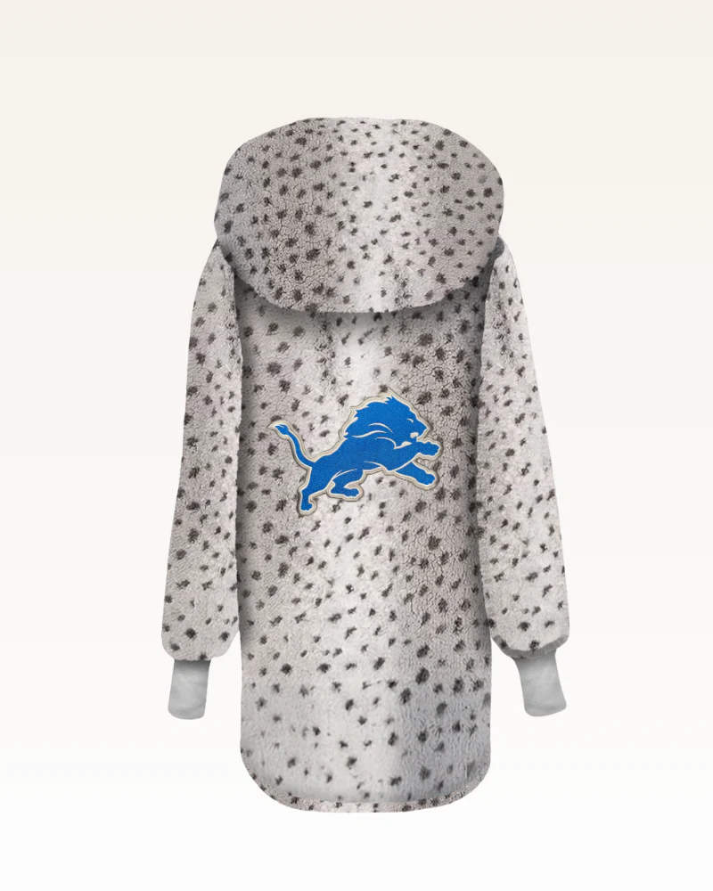 Detroit Lions Sherpa Lounger Jacket - Image 5