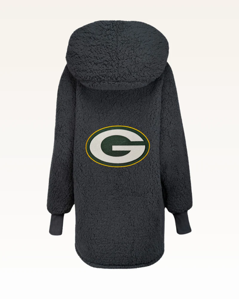 Green Bay Packers Sherpa Lounger Jacket - Image 5