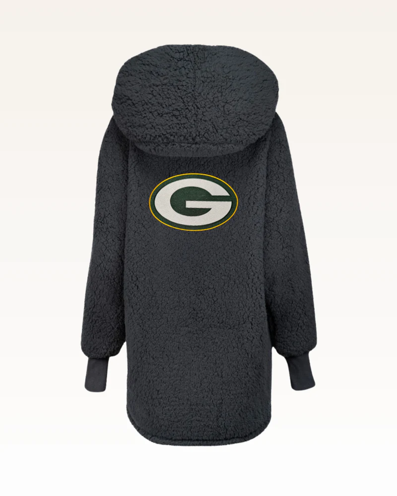 Green Bay Packers Sherpa Lounger Jacket - Image 9