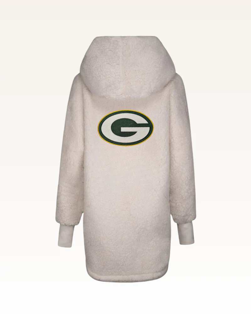 Green Bay Packers Sherpa Lounger Jacket - Image 6