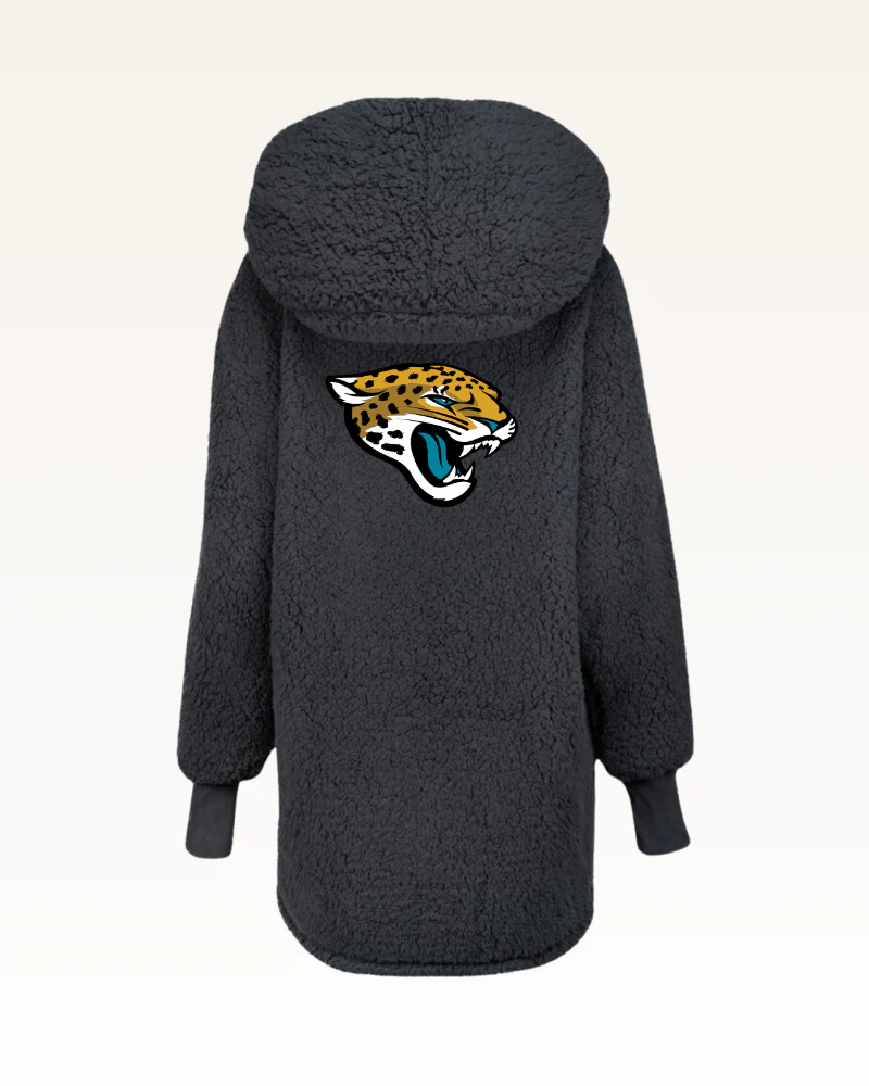Jacksonville Jaguars Sherpa Lounger Jacket - Image 6
