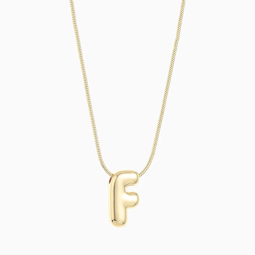 Leo & Luca by Hara Large Balloon Initial Necklace - Image 13