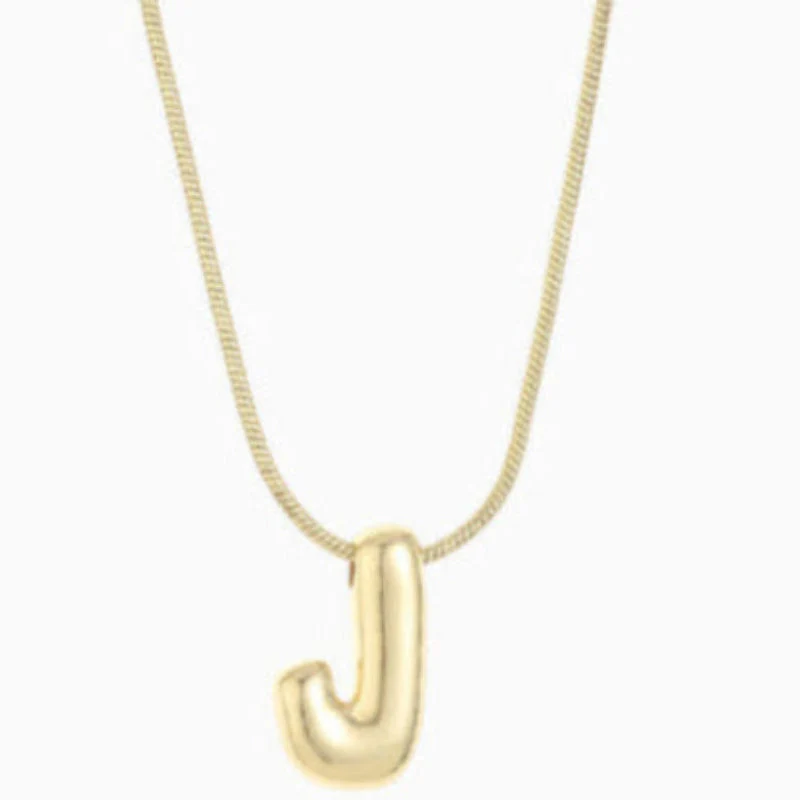 Leo & Luca by Hara Large Balloon Initial Necklace - Image 17