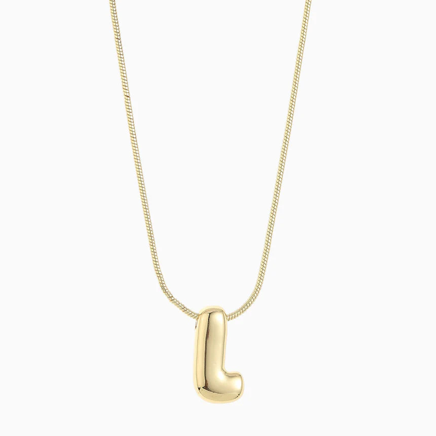 Leo & Luca by Hara Large Balloon Initial Necklace - Image 19