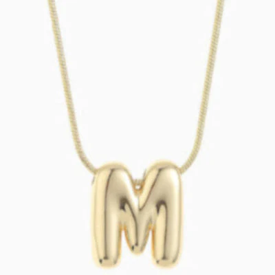Leo & Luca by Hara Large Balloon Initial Necklace - Image 20