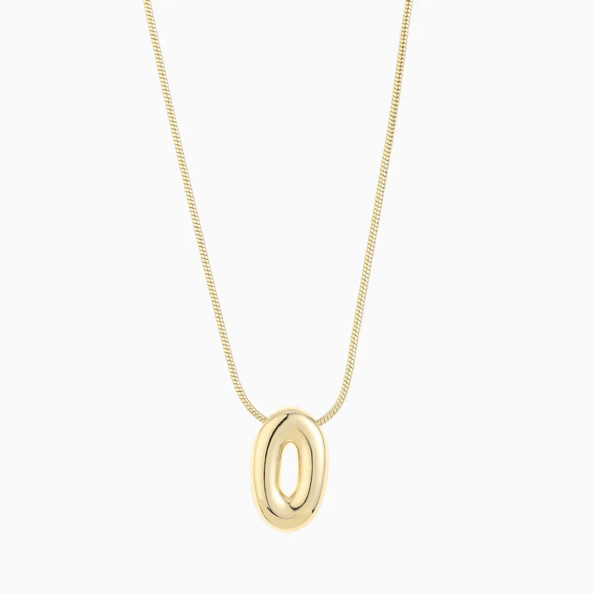 Leo & Luca by Hara Large Balloon Initial Necklace - Image 22