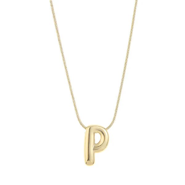 Leo & Luca by Hara Large Balloon Initial Necklace - Image 23