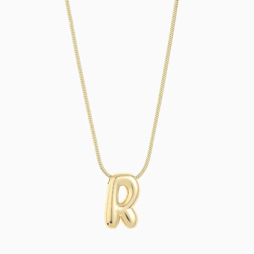 Leo & Luca by Hara Large Balloon Initial Necklace - Image 25