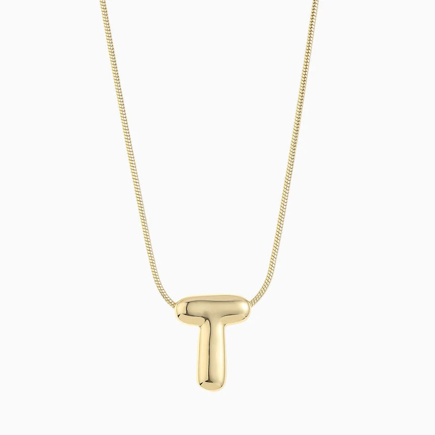 Leo & Luca by Hara Large Balloon Initial Necklace - Image 27