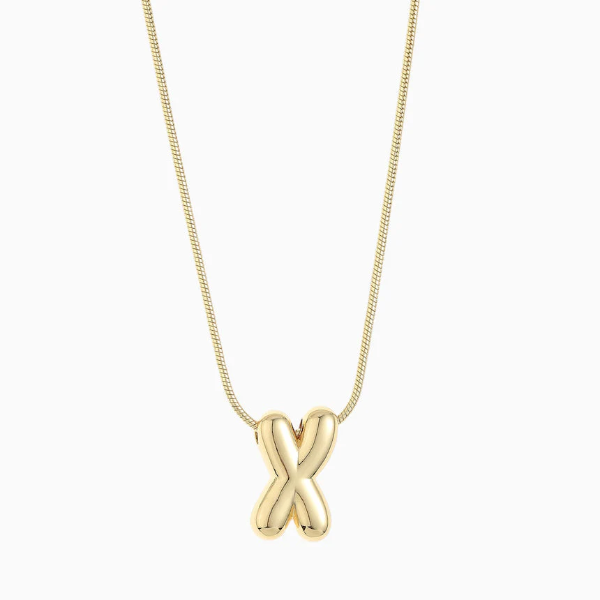 Leo & Luca by Hara Large Balloon Initial Necklace - Image 31