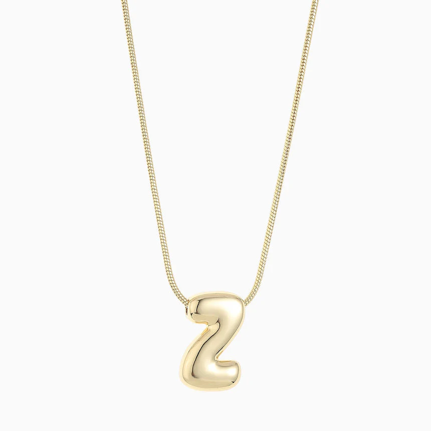Leo & Luca by Hara Large Balloon Initial Necklace - Image 33