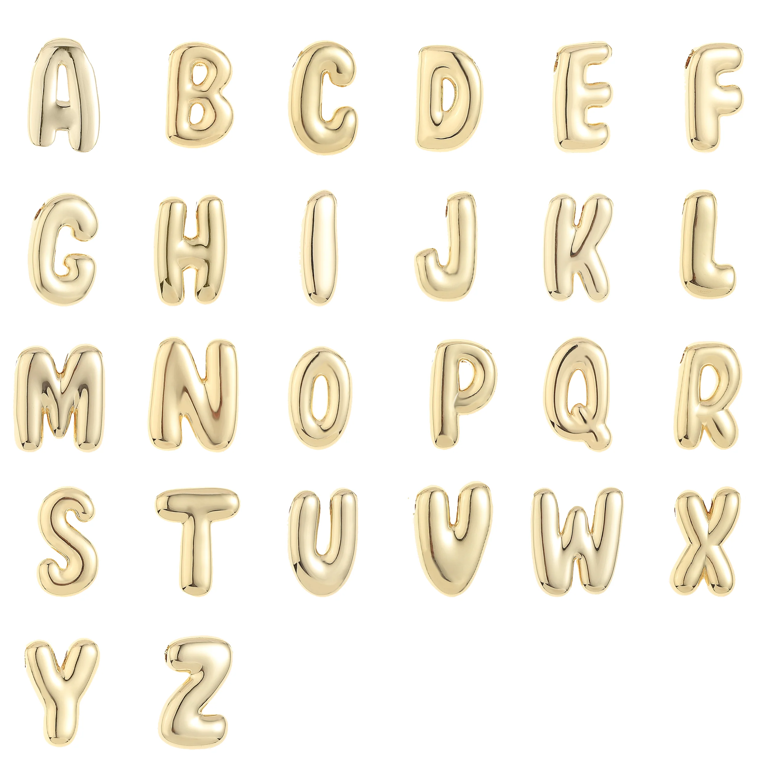 Leo & Luca by Hara Large Balloon Initial Necklace - Image 8