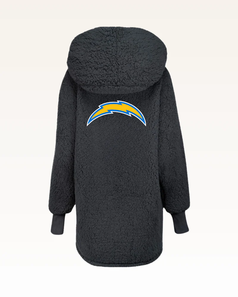 Los Angeles Chargers Sherpa Lounger Jacket - Image 6