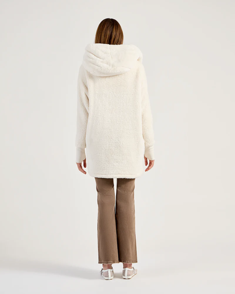The Luxe Unisex Lounger Lite Jacket - Ivory - Image 5