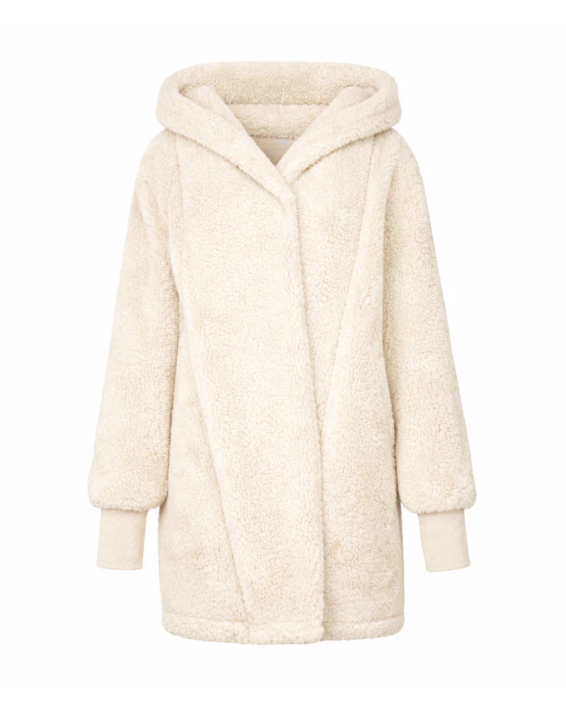 The Luxe Unisex Lounger Lite Jacket - Ivory - Image 6