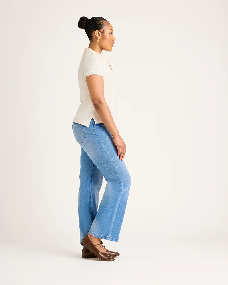 Women's Terry Polo - White - Image 3