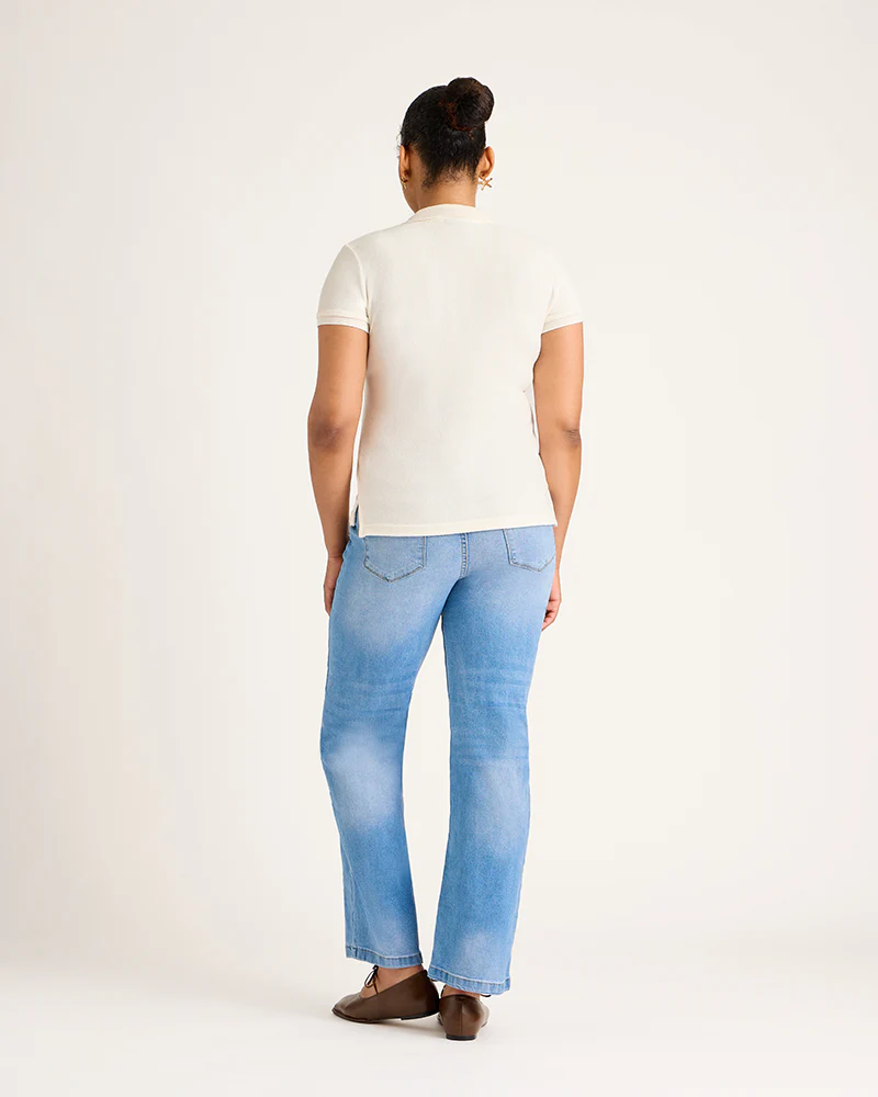Women's Terry Polo - White - Image 5