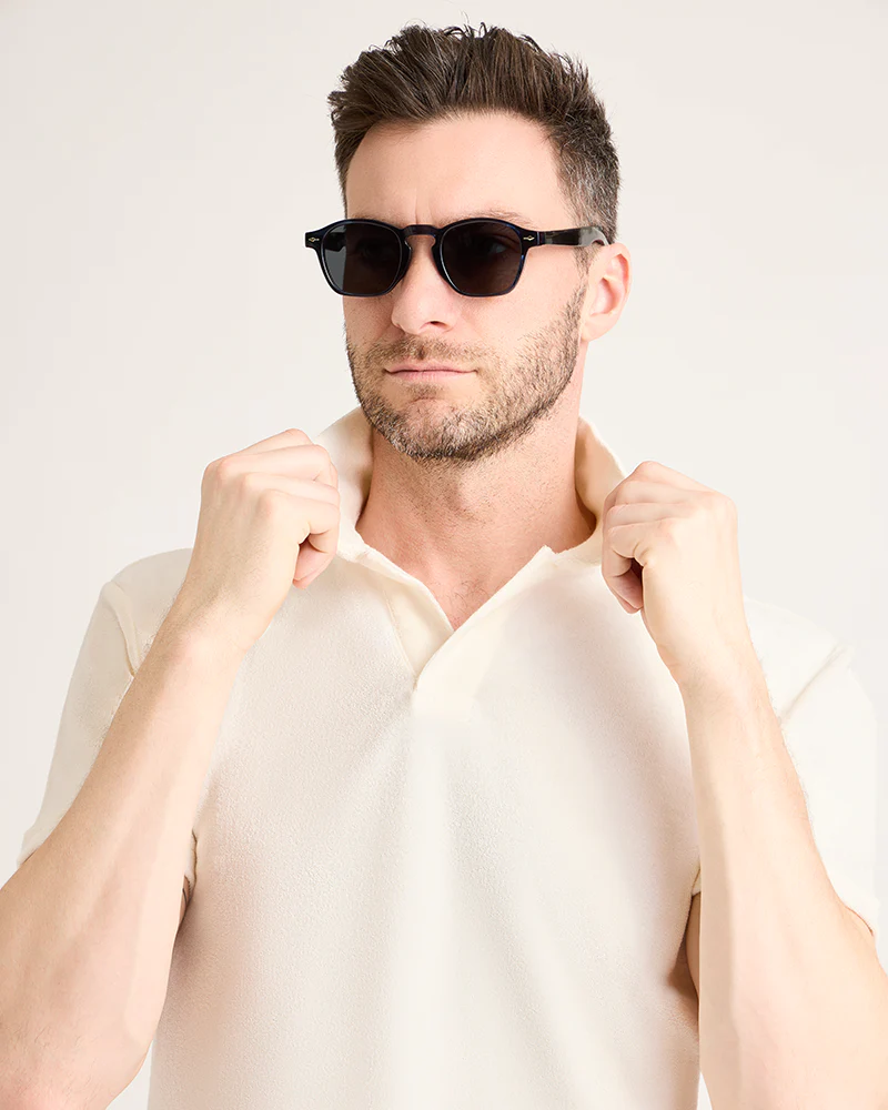Men's Terry Polo - White - Image 2