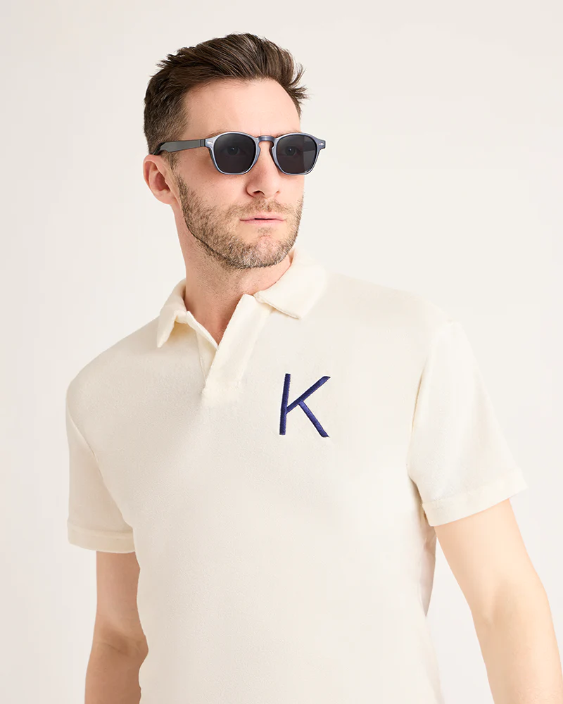 Men's Terry Polo - White - Image 5