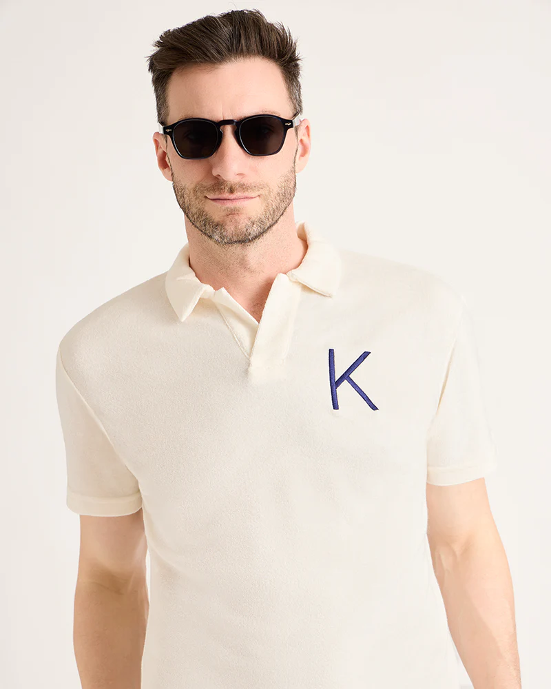 Men's Terry Polo - White - Image 6