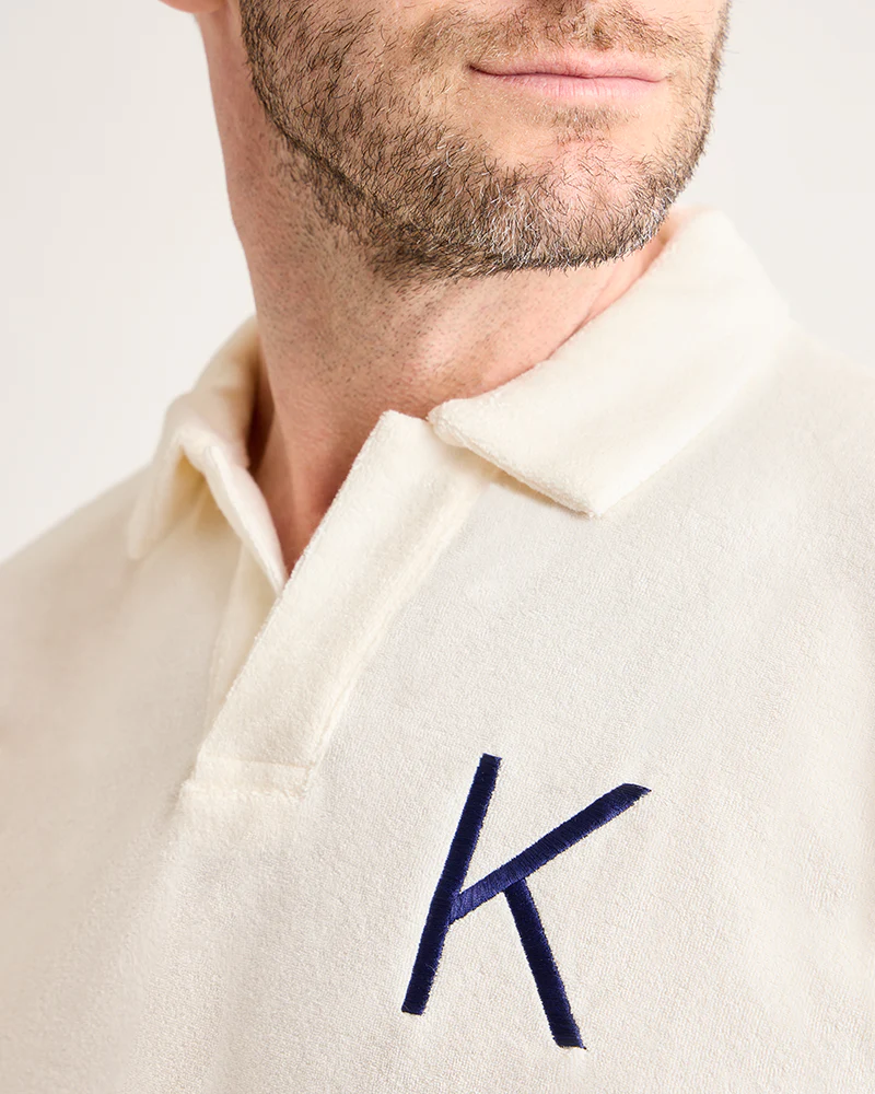 Men's Terry Polo - White - Image 7